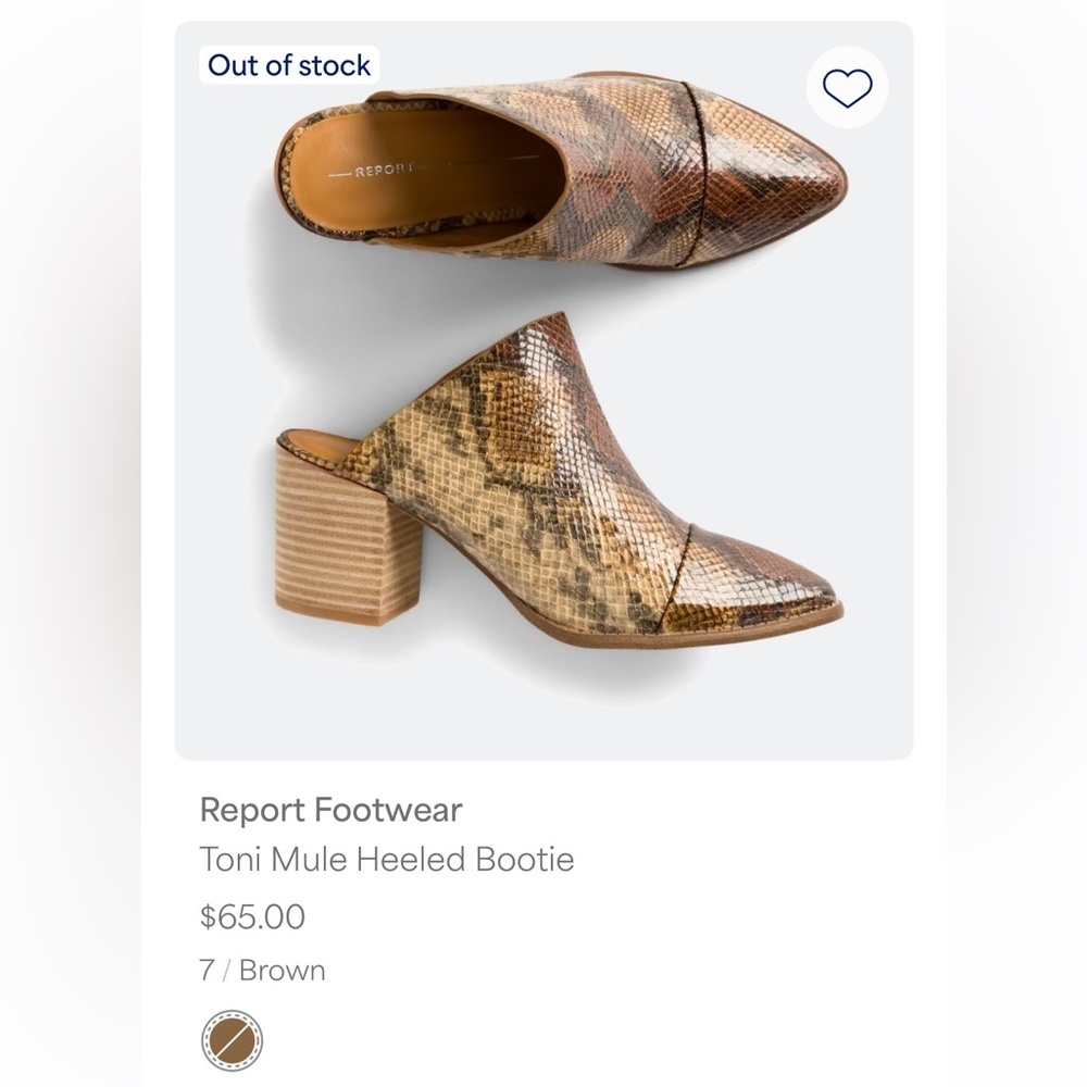 Snakeskin Mules